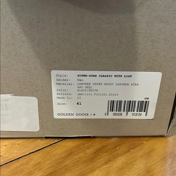 Golden Goose Black and White Sneakers - Picture 2 of 7